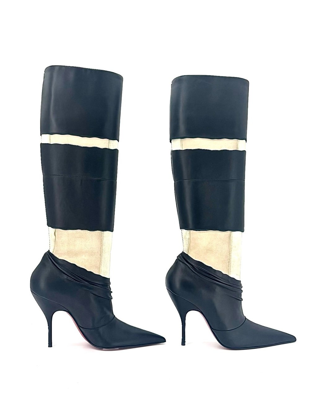 Christian Louboutin x Maison Margiela Xrismarteen 100 Knee High Boots 36 - Picture 6 of 12